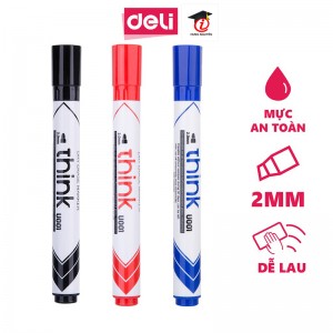 Bút viết bảng U001 (Xanh-Đen-Đỏ) (Deli)